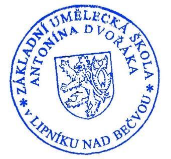 1. IDENTIFIKAČNÍ ÚDAJE Název ŠVP: Školní vzdělávací program Základní umělecké školy Antonína Dvořáka Předkladatel: Základní umělecká škola Antonína Dvořáka se sídlem: Havlíčkova 643, 751 31 Lipník
