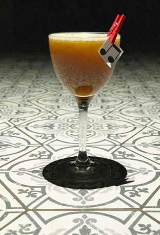 BARI *ISM BAR, OSLO Adrián Michalčík MINIMALISM-MUSIC 15 ml Bareksten absint 15 ml sage infused gin 5 ml licorice