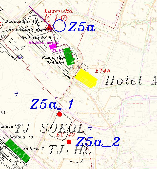 Obrázek 18: Napojená oblast