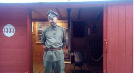 Mezi další zajímavé akce patřila návštěva Legionářského vlaku, které se