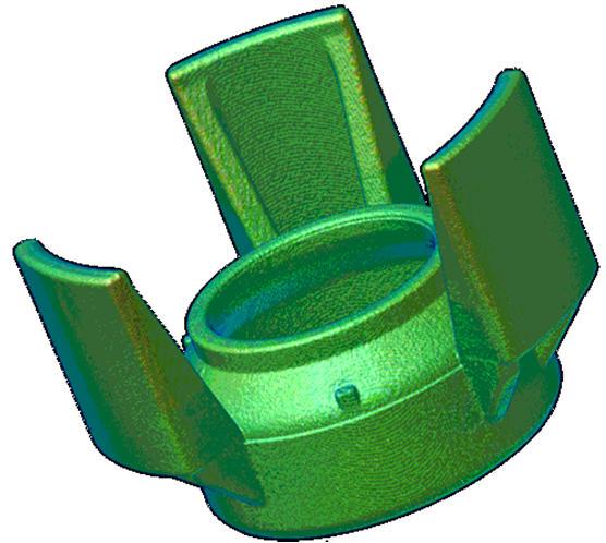 Scintilátor 3D rekonstrukce krevního