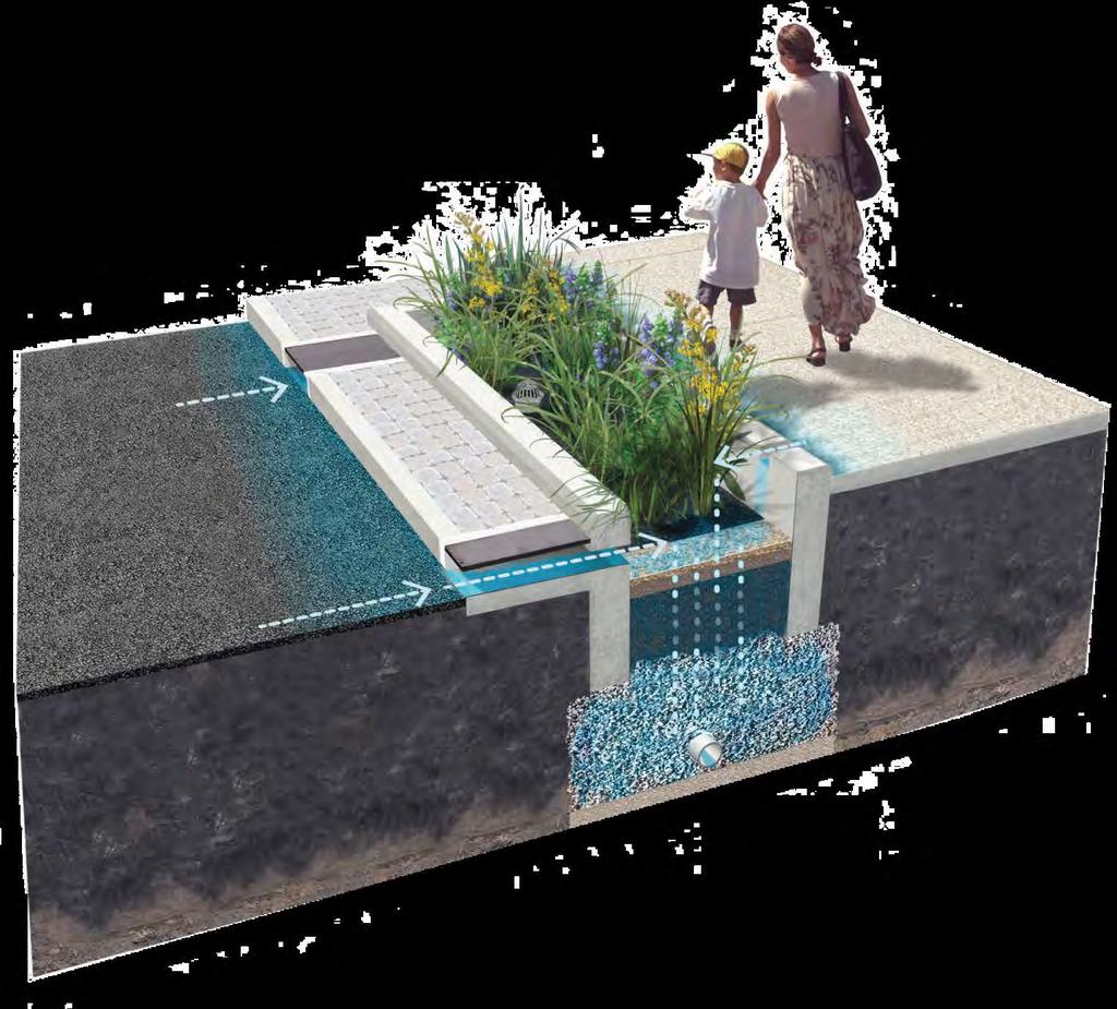 vypařují a zároveň zkrášlují ulici Štěrk nebo jiný materiál vytváří