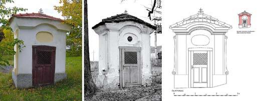 a b c Řikov (okres Benešov), výklenková kaplička. I drobná sakrální architektura na venkově mívala dříve jemné a proporčně vyvážené štukové architektonické členění.