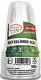 bioplastu Jednorázové nádobí bez vzoru, šetrné