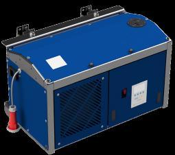 Podłącza się go do zbiornika paliwa w samochodzie i jest to najlżejszy genset o mocy 15 KW, jaki jest