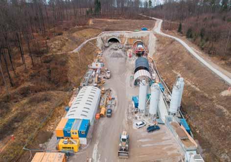 GEOLOGICKÉ POMĚRY Tunel Herrschaftsbuck se nachází v oblasti, která se z geomorfologického hlediska řadí do Středoněmecké vysočiny. Dle geologického průzkumu měly být zastiženy dva geologické typy.