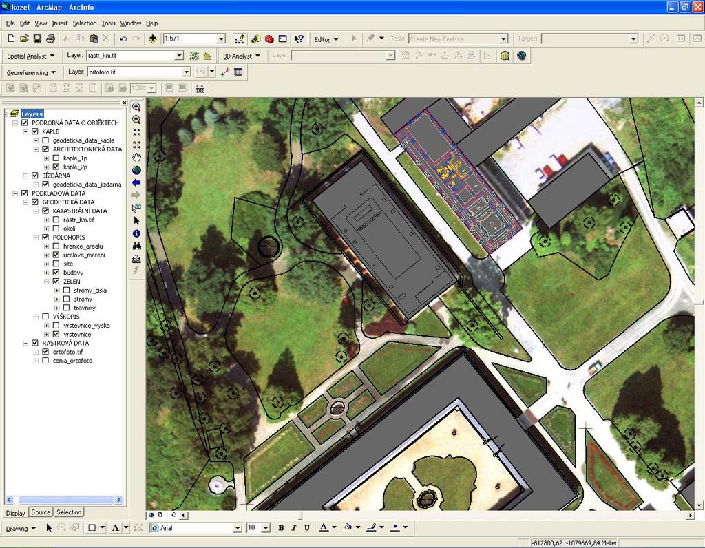 Příloha II: Ukázka projektu v ArcMap