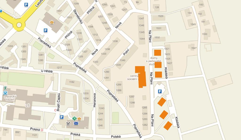 PŮSOBNOST SLUŽBY Provozní doba: pracovní dny od 6:3 do 2: hod soboty, neděle, svátky od 8: do 2: hod Sídlo služby: Na Pláni 1343, 562 6 Ústí nad Orlicí Adresy domů s peč. službou: T. G.