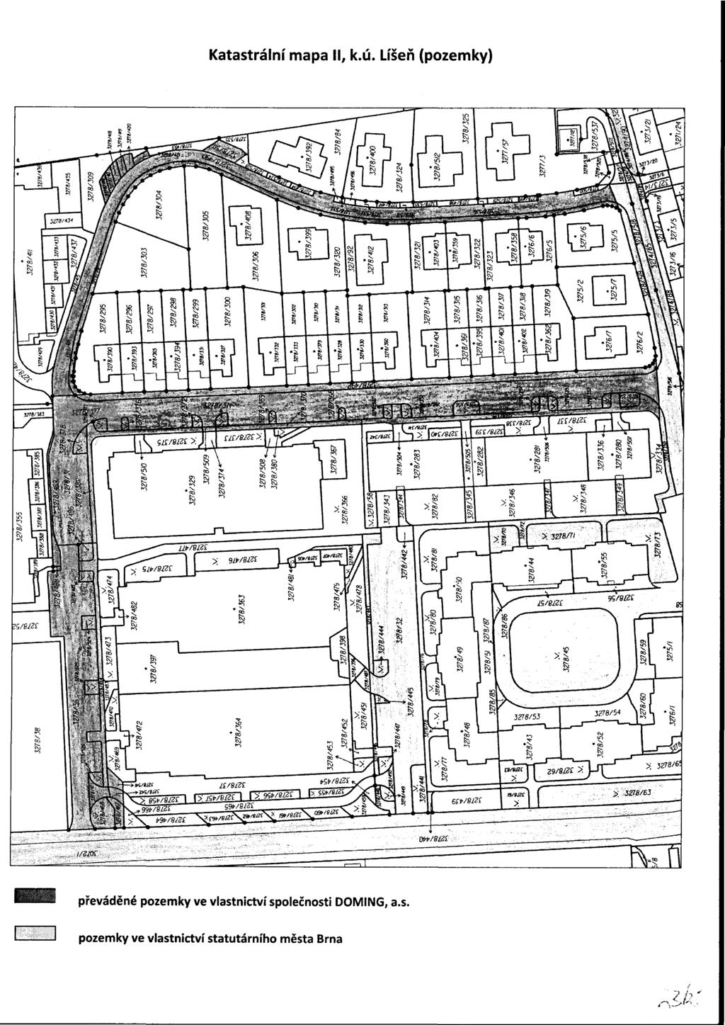 Katastrální mapa II, k.ú.