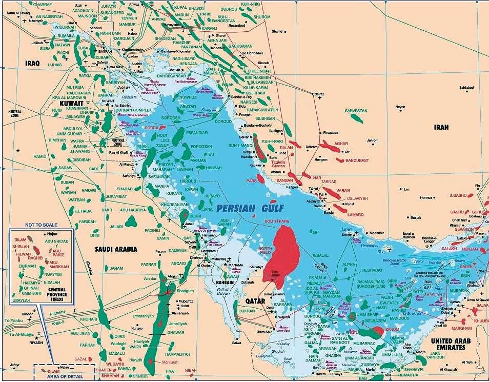 Energetické centrum světa je Perský záliv Source: