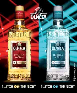 Tequila Olmeca Blanco, Reposado 38% 12 x