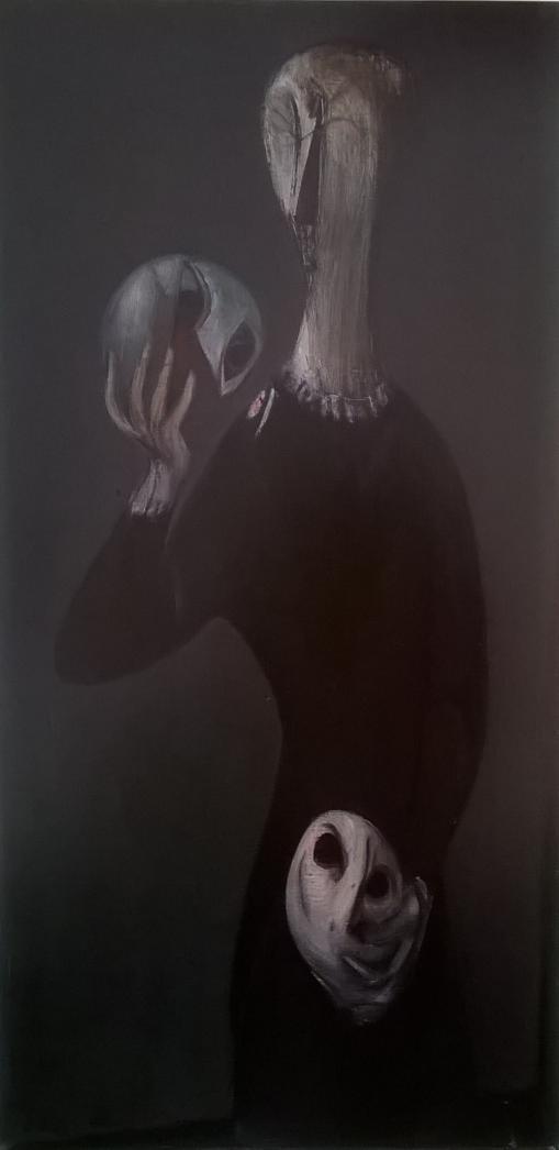 [117] Bohdan Lacina, Hamlet, olej,