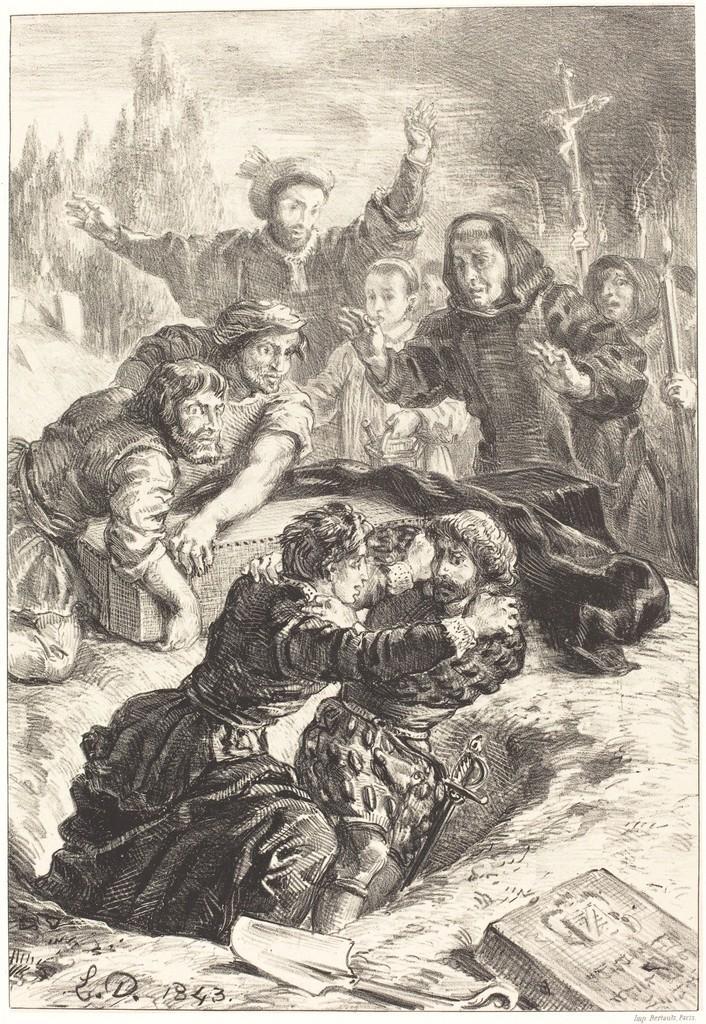[15] Eugène Delacroix, Hamlet a