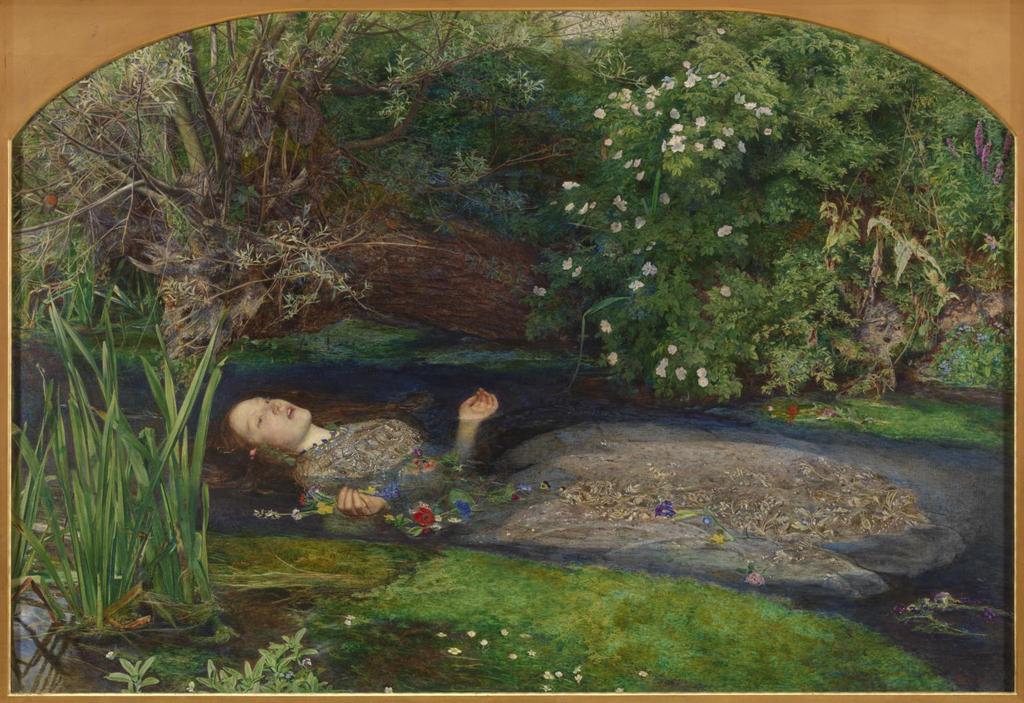 [23] John Everett Millais, Ofélie, 1851 1852,