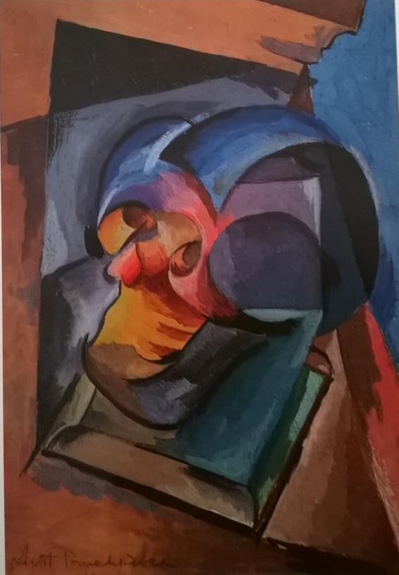 [94] Antonín Procházka, Zátiší s lebkou, 1916