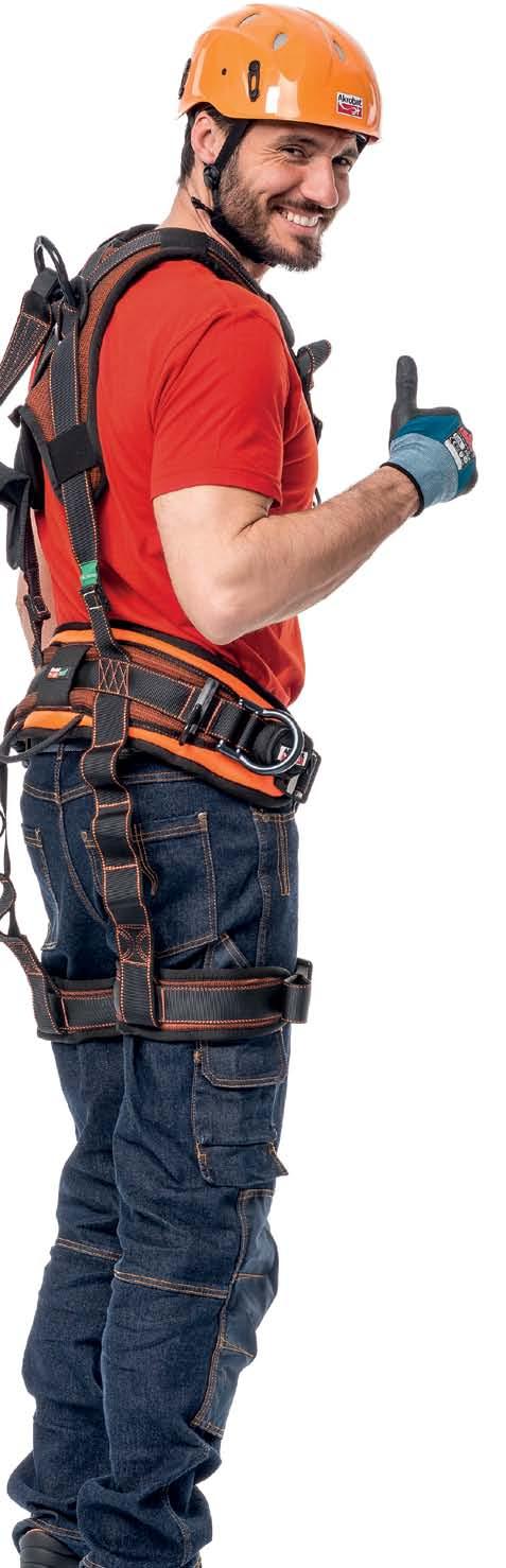 AK005 POSTROJ AKROBAT EN361 - EN358 Body uchycení: zádový + polohovací pá s