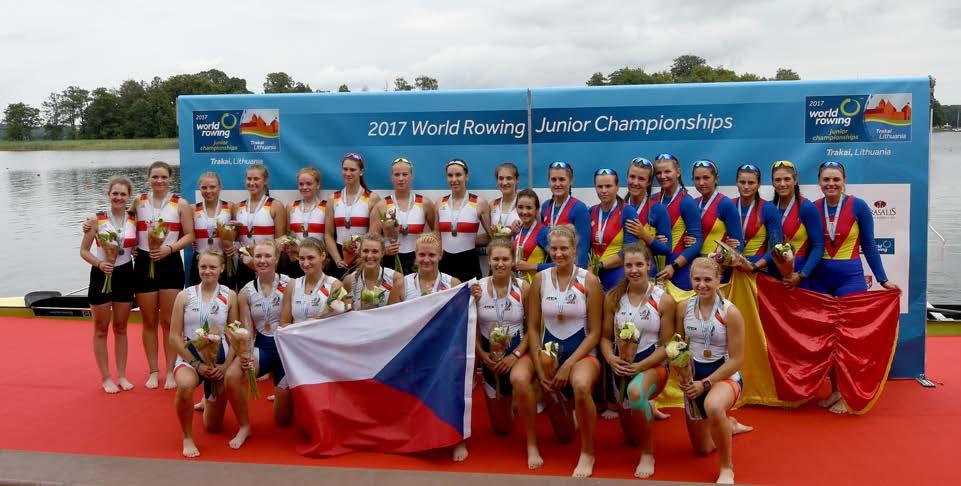 místo NEUHORTOVÁ Kristýna, trenér KACOVSKÝ Tomáš BLW2x 4.