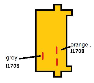 Secondary can connection variant E Primary and secondary CAN is connected under fuse block. On loosely laid connector 2 pairs of twisted conductors are brought.