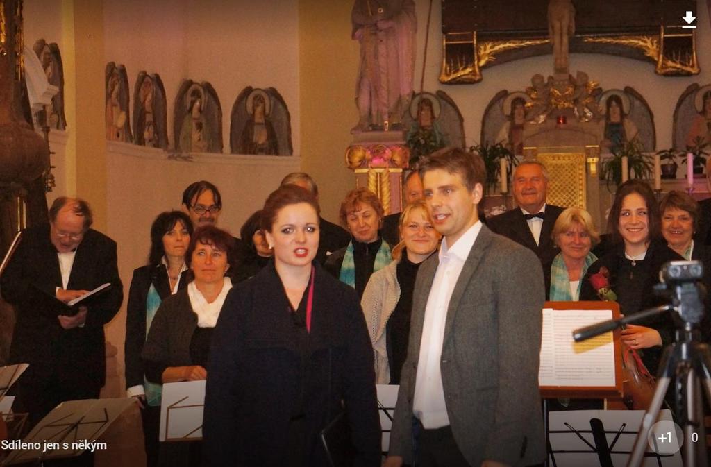 Foto z provedení Mše C dur v neděli 29.
