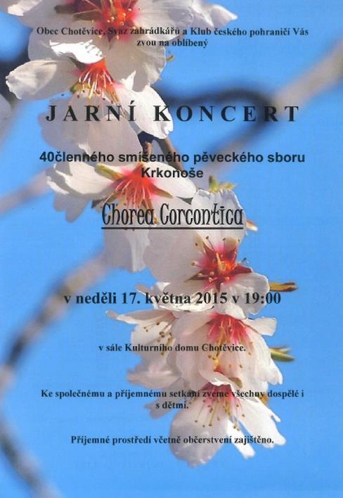 Jarní koncert Chotěvice 17. 5.