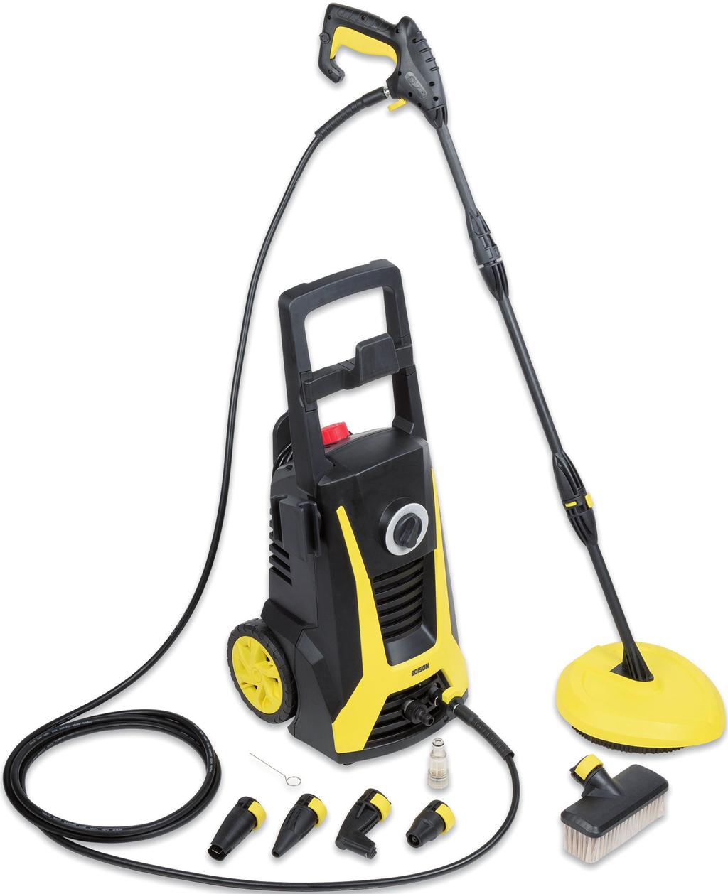 Tlaková myčka EDISON TM2200 Návod k použití UPOZORNĚNÍ! Před použitím stroje si přečtěte návod k použití.