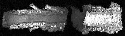 Acta Metallurgica Slovaca, 13, 2007, 4 (625-632) 629 a) sample broken into pieces by rolling b) surface of grains SEM c) overheating and intergranular