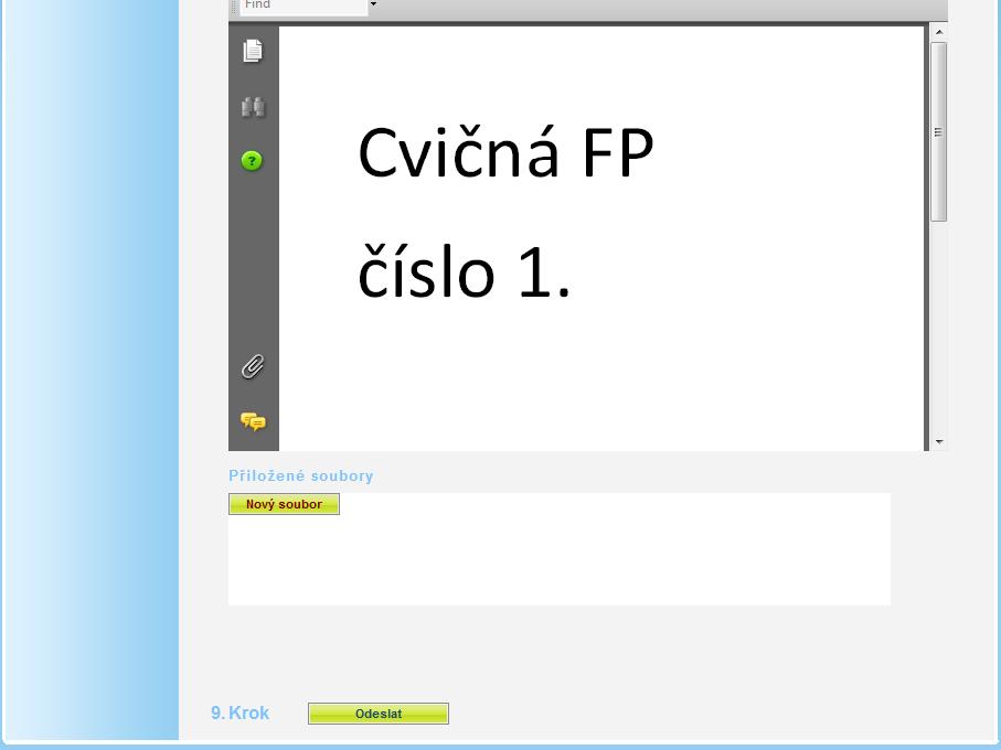 Pak již stačí kliknout na volbu Odeslat a edrivesoft se sám postará o správné zařazení,