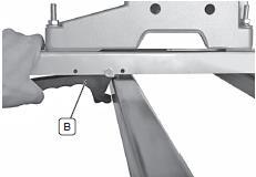 Fold in the support legs. 12