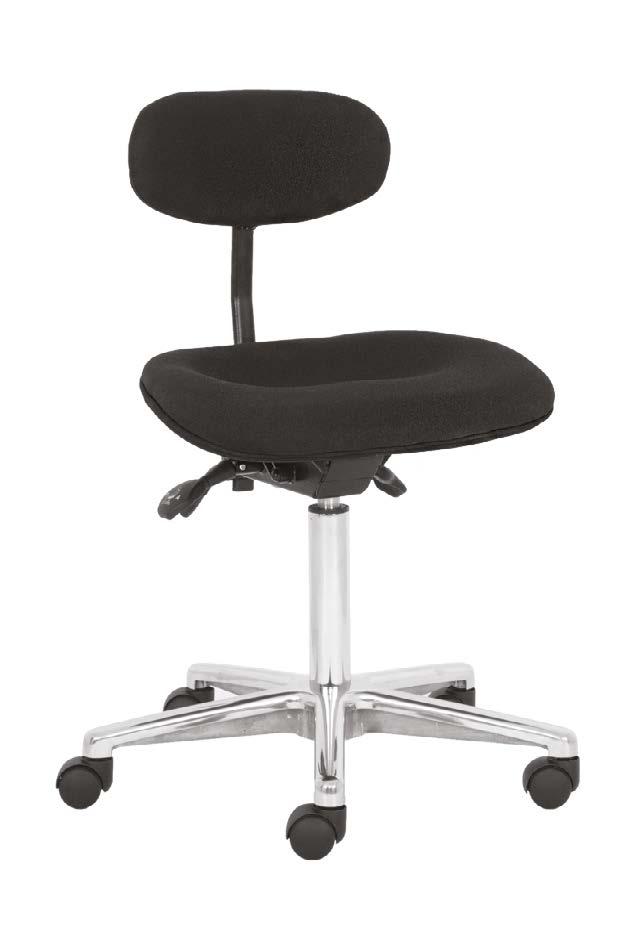 12 LABOR Otočná židle do průmyslových a ordinačních prostor / Swivel chair for industrial areas and consulting rooms / Drehstuhl für Industrie und Ordinationsräume Kulatý plochý sedák / Round flat