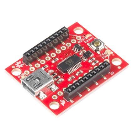 10.2.2 Připojení modulu k PC Pro připojení modulů k PC a jejich konfiguraci bylo použito zařízení Xbee Explorer USB. Toto zařízení dokáže komunikovat se všemi typy Xbee modulů.