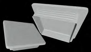 x 1,5-4 mm sivý plast Zatyczka 60 do profila 60 x 60 x 1,5-4 mm szary