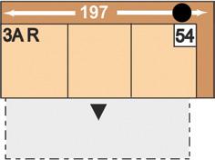 POHOVKA / SPACÍ GAUČ / SPACÍ SOFA 53 3AL 54 3AR 197 3-sedák s funkcí příčného lůžka, područka vlevo vpravo,