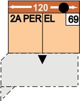 130 58 2-sedák s funkcí trapézového příčného lůžka, bez područek, Plocha lůžka: 125 x 125