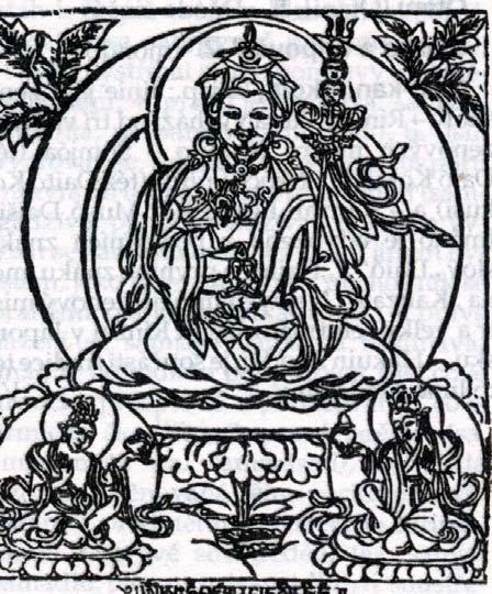 buddhismu), uctíván jejími stoupenci jako druhý Buddha má zvláštní úlohu jako krotitel místních démonů, případně jejich prostřednictvím ztělesněných přírodních sil v himálajských zemích uctíván pod