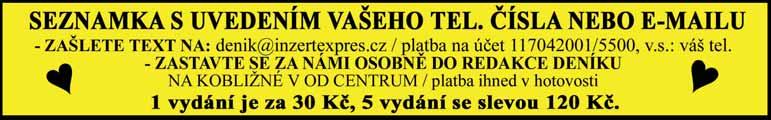 732 166 858 Ahoj, je mi 39 let a hledám milou, hodnou a skromnou ženu, štíhlé postavy, bezdětnou, romanticky založenou. Jsem svobodný, rád cestuji a sportuji.