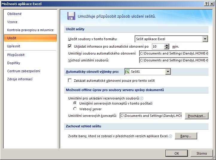 Obrázek 3 1.4 Popis prostředí MS Office 2007 Prostředí nového Excelu se skládá z: 1. samostatného sešitu 2.