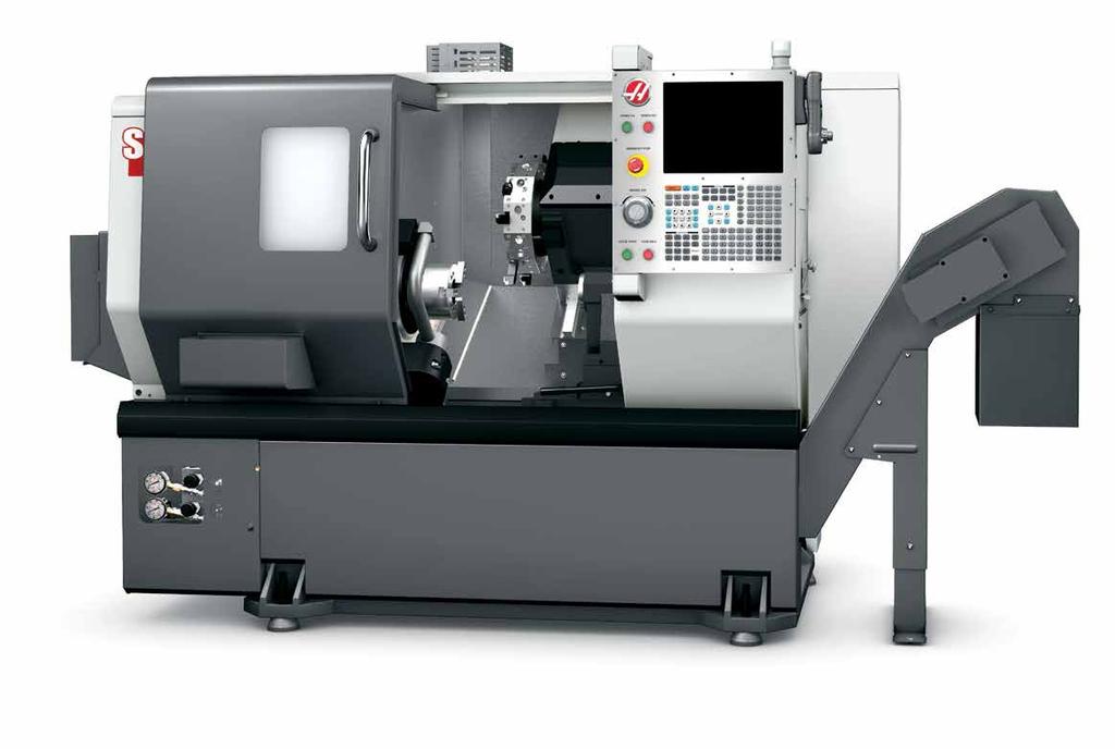 Malý půdorys s velkými schopnostmi rychloposuvy a rychlé indexování nástrojů jsou součástí balení Výbava modelu ST-10 Maximální kapacita 229 x 356 mm Vřeteno 6 000 ot./min.