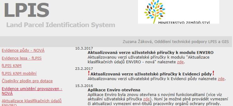 LesUsers, LesEditors, lpis_ext_user, nebo LesAdmin. 2.