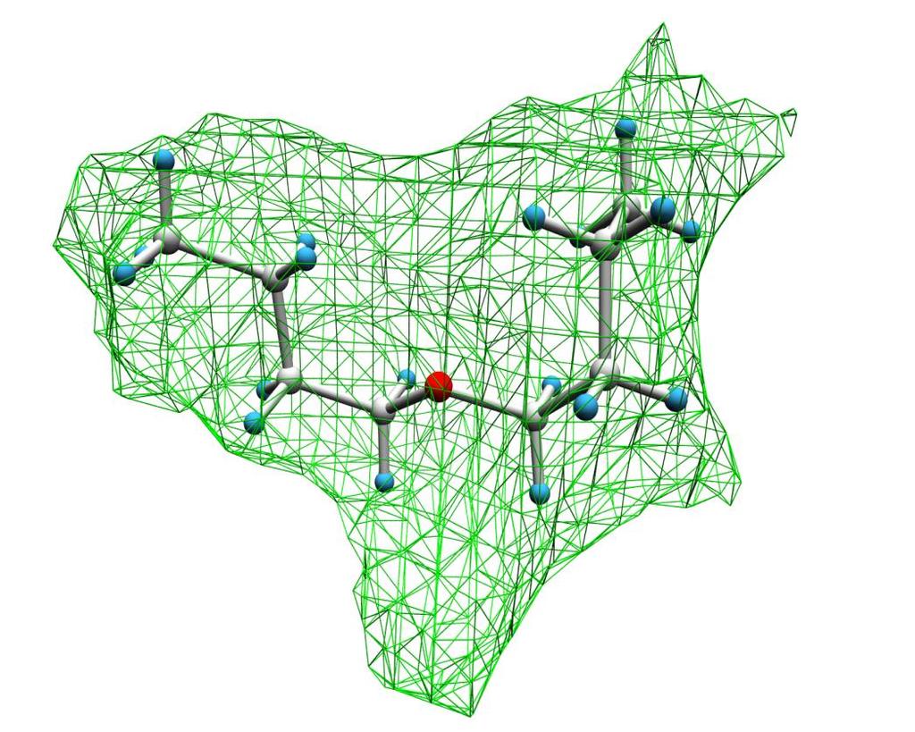předpokládanou oblast lokalizace solventu