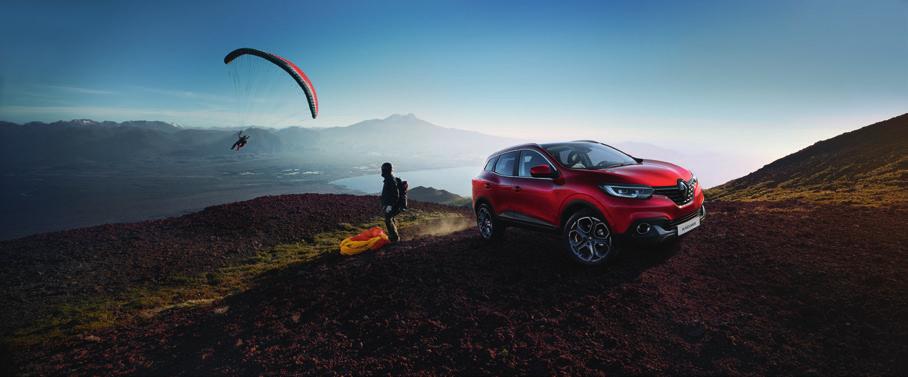 RENAULT kadjar DESIGN CROSSOVERU Plynulé linie, robustní čelní maska,