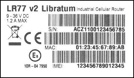5.2 Značení dodávky Obchodní název Objednací kód 1 Popis BB-LR2L71001y-zzzz Verze v plastové krabičce s WiFi BB-LR2L71071y-zzzz Verze s WiFi v plastové krabičce SL BB-LR2L71002y-zzzz Verze v kovové