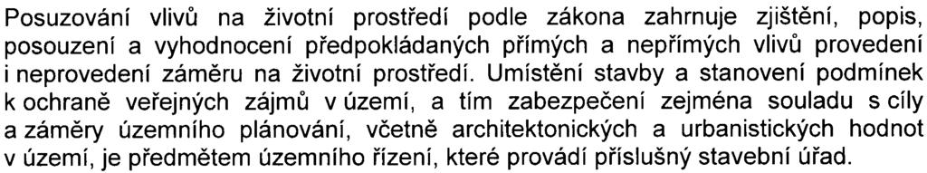 Pozemek, na nìmž je realizace zámìru navržena, se nachází ve stanoveném záplavovém území, proto je dle vyjádøení stavebník povinen zámìr projednat dle ust. 17 odst. 1, písmo c) zákona è. 254/2001 Sb.