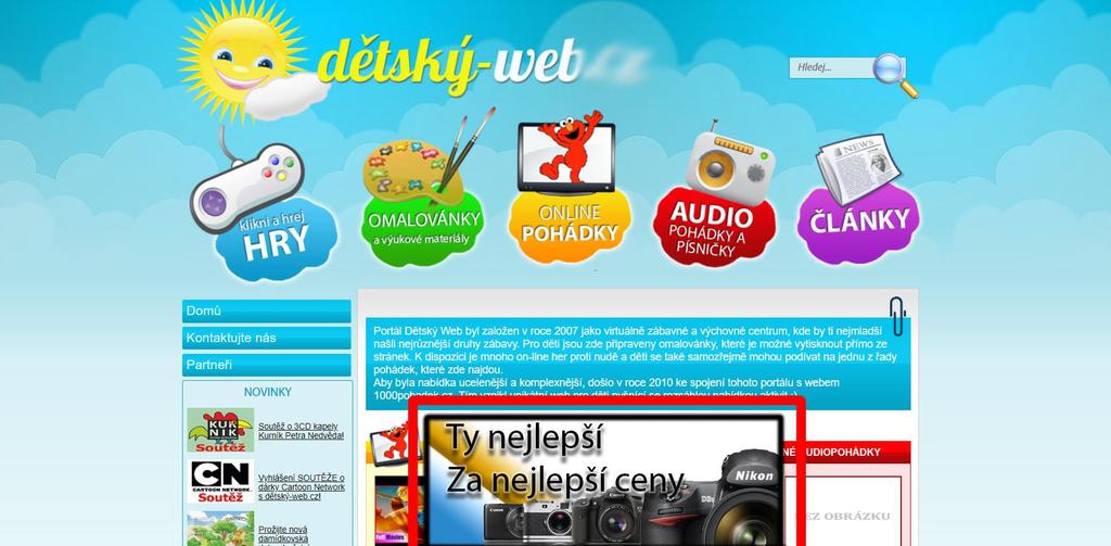 Hned na první pohled musí být z bannerové reklamy jasné co sděluje. Bannerová reklama se proto vytváří jednoduchá, s přehlednou grafikou a se stručným jasným textem.