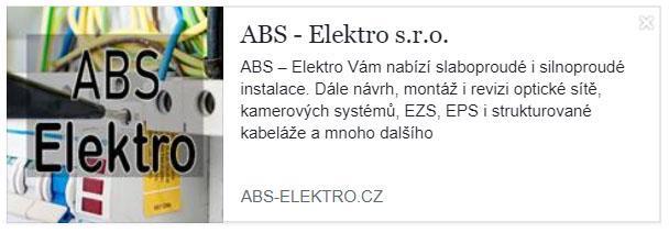 Název, pod kterým bude naše stránka vidět se definuje Meta značkou og:title. Pro úvodní stránku to může být například ABS Elektro s.r.o. Kompletní zápis tohoto tagu do HTML kódu bude: <meta property="og:title" content="abs Elektro s.