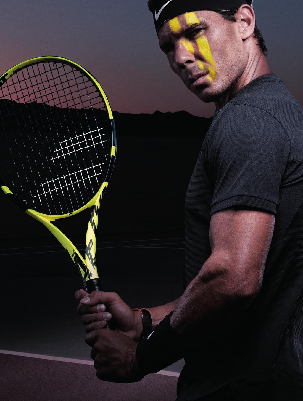 Rafael Nadal ATP č. 2 Nová PURE AERO + více kontroly + více přesnosti + více spinu VAMOS!