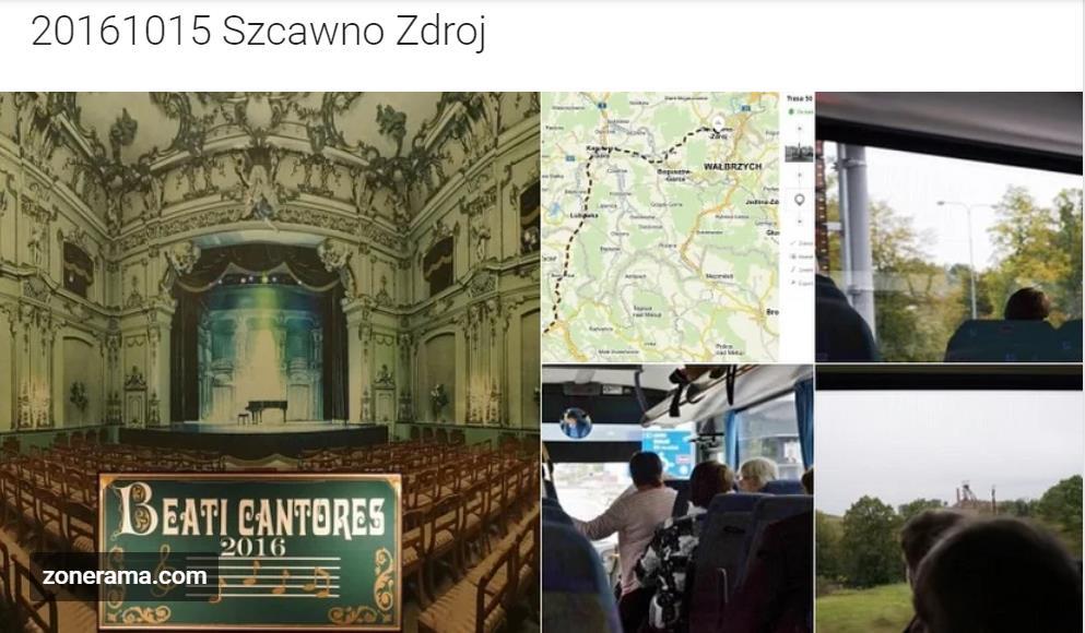 2016 Něco málo vystoupení sborů z Krkonoš, Dolního a Horního Slezka na Beati Cantores v lázních Szcawno Zdroj 15.10.