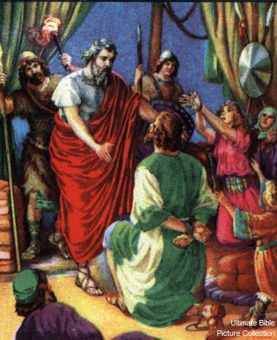 7) ABRAM VÍTĚZÍ Přestože vojenská aliance je mnohem silnější, Abram vítězí. Věděl, že Bůh je na jeho straně a tak se nebál bojovat se silnějším nepřítelem.