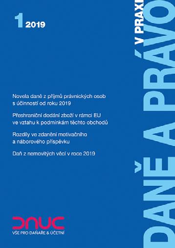 Časopis je určený zejména pro segment daňových poradců, auditorů, ekonomů a zákazníků, kteří se potřebují dobře v oblasti daní orientovat.