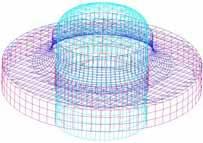 pomocí meshovacího modulu automaticky, dle volby ze čtyř strategií, nebo možnosti nastavit si parametry sítě sám (možnost nastavení nejmenšího a největšího elementu, kritéria úhlu atd.).