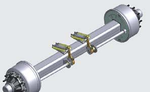 Společnost PICHON nabízí široké spektrum náprav: odpružené, pasivní či aktivní hydraulické.